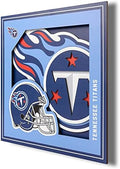 YouTheFan NFL Tennessee Titans 3D Logo Series Wall Art
