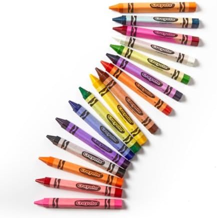 Crayola Triangular Crayon Classpack, 16 Assorted Toddler Crayons, Anti Roll, Bulk School Classroom Essentials, Preschool & Kindergarten Must Haves, 256 Count, (Pack of 2)