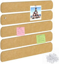 5 Pack Felt Bulletin Board Strips, 13x2 Inch Pin Board, Cork Boards