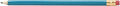 Pencil Guy Round Teal Blank Sharpened Pencils