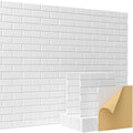 Large Self-Adhesive Cork Board,Set of 12 Soundproof Wall Tiles,Felt Wall Cushion for Home,Studio,Recording Room,Office,Acoustic Treatment (White)