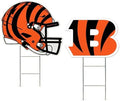 NFL Logo & Helmet 2 Pack Yard Sign Set