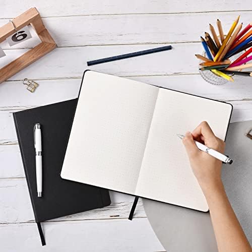 Dotted Journal/Notebook - Dot Grid Hard Cover Notebook, 5.3''×8.26''