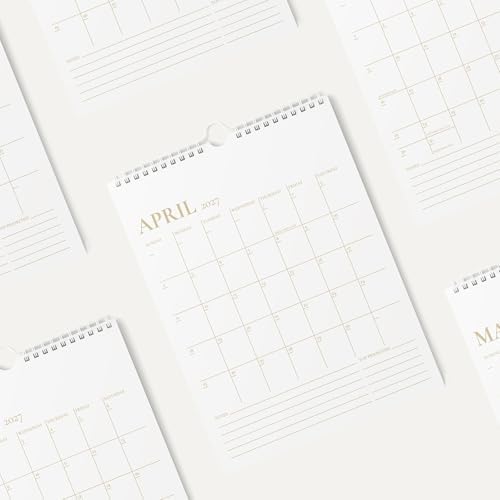 Karto Wall Calendar 2026-2027 8.5x11 in - Golden