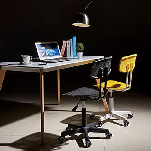 Chair Plastic Chair Computer Chair Home Office Chair Staff Chair Conference Chair Lifting Swivel Chair Back Stool Chairs (Color : Red) (Grey)