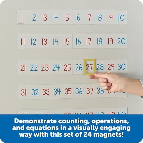 Learning Resources Magnetic Number Line 1-100