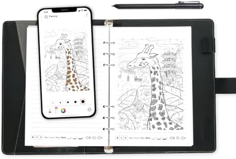 Ophaya 2 in 1 Digital Pen Smart Pen Writing Set, Includes Smartpen, Notebook, Use with Ophaya App for Notes Taking, Recording, Storing