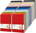 ViVin 24 Pack A5 Hardcover Lined Notebook,192 pg College Ruled 5.5x8.3