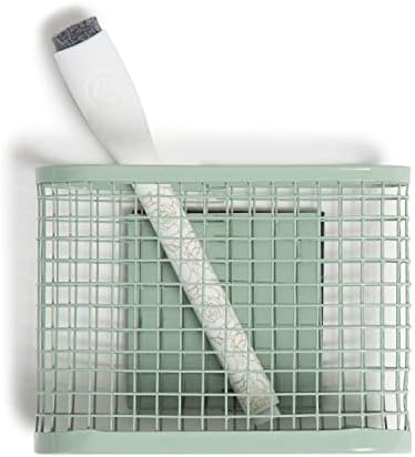 U Brands Magnetic Locker Organizer Kit with Decor, Green