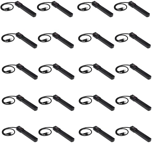Amazon Basics 6-Outlet Surge Protector Power Strip with 200J Protection, Circuit Breaker, 2ft Extension Cord, Black, 20-Pack