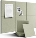 Fluxynara Felt Bulletin Board & Cork Board Alternative, Sage Green