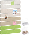 8 Pack Felt Bulletin Board Strips, 13x2 Inch Pin Board, Cork Boards