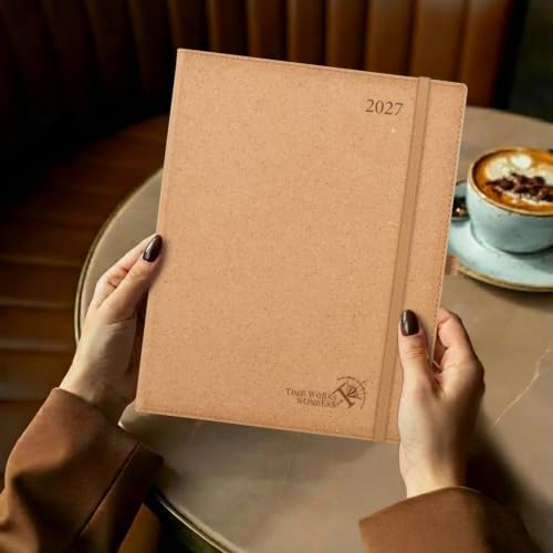 POPRUN 2027 Planner Weekly and Monthly,8.5" x 10.5" Recycled Paper Calendar