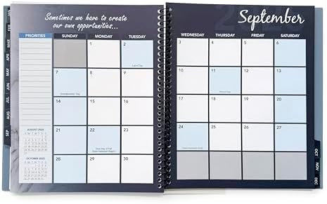 RE-FOCUS THE CREATIVE OFFICE 2026 Calendar Planner 13 month with To-Do Lists for Tasks, Notes or Appointments. Sturdy Planner for At-A-Glance View of Daily Schedule & Weekly Agenda