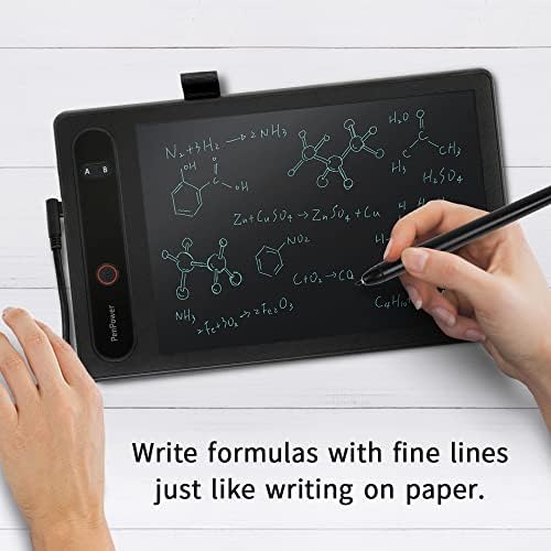 PenPower RemoteGo LCD Writing Pad | LCD Panel | Visible Handwriting | Video & Voice Comment on PDF | Annotation, Screen Recording and Math Formula Recognition | Pen Tablet for Adults