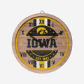 FOCO NCAA Wooden Barrel Wall Clock