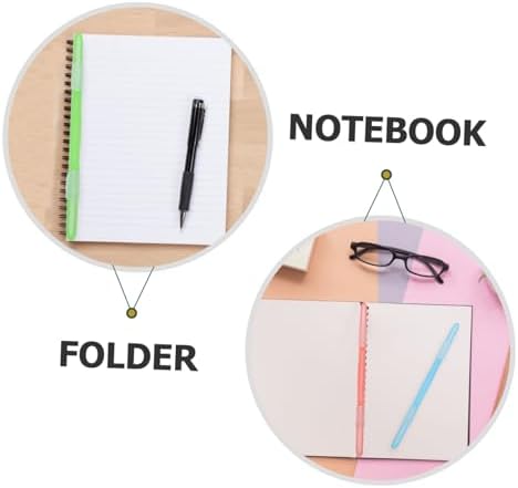 OSALADI 36pcs Double Hole File Binding Fasteners Clips Document Organizers for School and Office Use for Test Binding and Easy Classification
