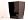 iDesign Small Plastic Bathroom Trash Can, Black