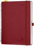POPRUN 2027 Planner, Large 8.5" x 10.5" Weekly Calendar, Day Planner 2027