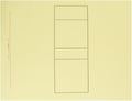 Blumberg's Top Bound Legal and Report Covers for Legal and Business Documents (9 x 12-1/2, 100 per Box, Canary, Antique Manuscript, Printed Panel, Plain) Use for Letter Size Documents