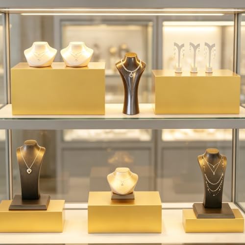 Display Stand, Display Risers - 5 Pcs Metal Rectangle Cake Stand for Buffet