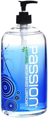 Passion Natural Water-Based Personal Lubricant, for Men & Women - 16 Fl Oz