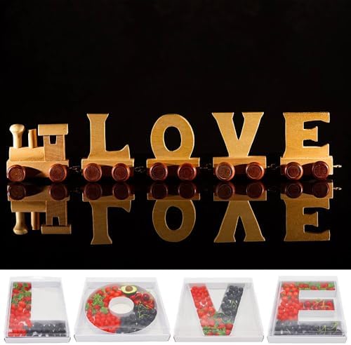 12" Fillable Cardboard Letter Charcuterie Gift Cupcake Box With Cover Sweets Packaging (L)