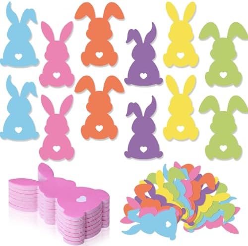 48 Pads 1440 Sheets Easter Bunny Sticky Notes Cute Note Pads Self Adhesive Memo Pad Teachers Gifts Office Supplies Decorations