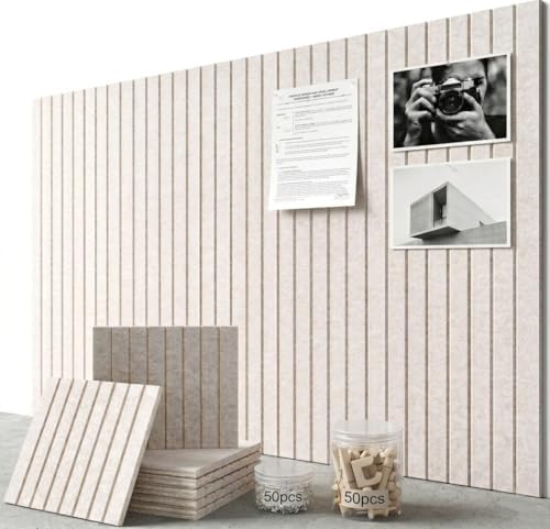 Striped Square Felt Bulletin Board Tiles, 6 Pack