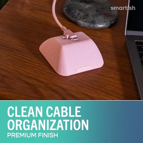 Smartish Magnetic Cord Holder, Cable Wrangler, Nightstand & Desk Organizer