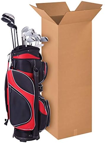 BOX USA 12 x 12 x 40 Corrugated Cardboard Boxes, Tall 12"L x 12"W x 40"H, Pack of 15 | Shipping, Packaging, Moving, Storage Box for Home or Business, Strong Wholesale Bulk Boxes