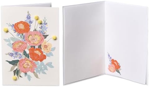 Papyrus 6-Count All Occasion Blank Card Assortment, Mixed Illustrated Designs