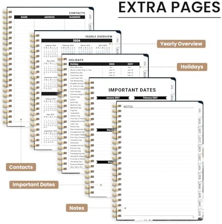 ZOTIA Planner 2026-2027 Jul 2026-Jun 2027 Academic Monthly & Weekly Planner