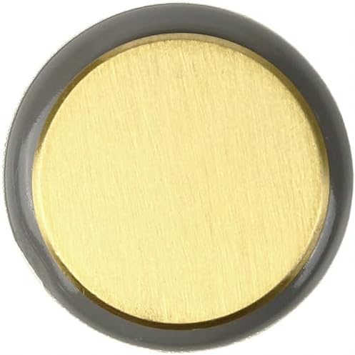 Design House Cylindrical Doorstop, Satin Brass