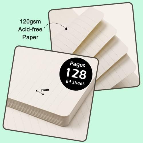 Ruled Notebook/Journal - Classic Lined Journal/Notebook, 5.3'' x 8.26''