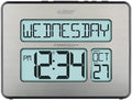 La Crosse Technology 513-1419BLv4-INT Backlight Atomic Full Calendar Clock with Extra Large Digits