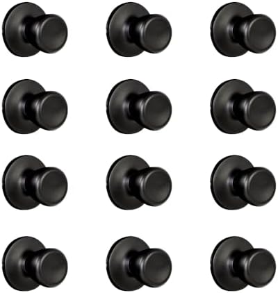 Design House Terrace Dummy Door Knob, Matte Black