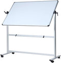 VIZ-PRO Double-Sided Magnetic Mobile Whiteboard, 60" x 48"