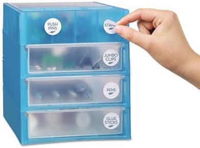 Avery Multiuse Removable 1" Round Labels with Sure Feed, 945 Small White Labels for Organization and Storage (6450)