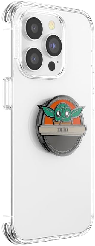 PopSockets Adhesive Phone Grip, Holder- Grogu Pod | Secure Comfortable Hold, Anti-Drop, Kickstand, Star Wars, Grogu, Electronic Accessories, For iPad/Kindle/iPhone/Android