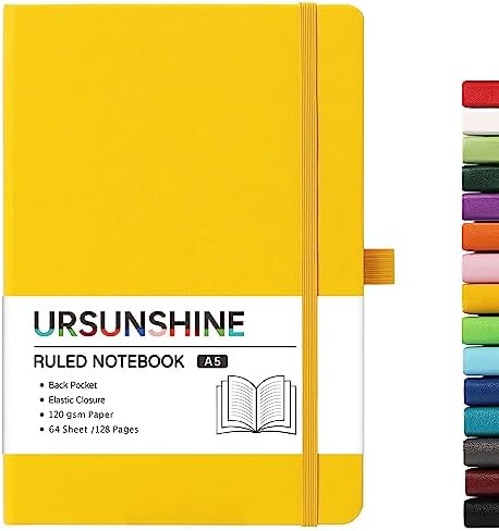 URSUNSHINE Ruled Notebook/Journal - Classic Lined Journal/Notebook