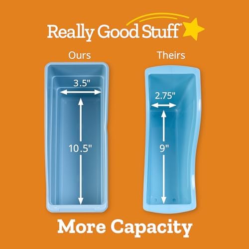 Really Good Stuff Durable Book & Binder Holders 12-Pack, Water