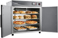 VEVOR Electric Hot Box Food Warmer, 4-Tier Commercial Warming Cabinet with Water Tray, Double-Door and Adjustable Shelves, Stainless Steel Food Warmer Cabinet, for Restaurant, Kitchen, Pizza, Chicken