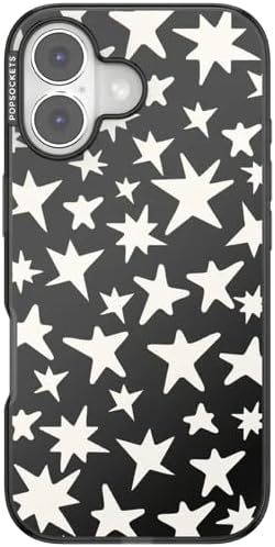 PopSockets iPhone 17 Phone Case with MagSafe- Starstruck | Magnetic, Wireless Charging, Camera & Drop Protection, Electronic Accessories, For iPad/Kindle/iPhone/Android