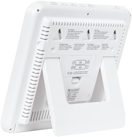 La Crosse Technology L73859 Two-Tone Atomic Digital Clock with Temperature