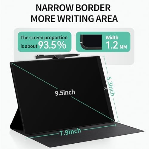 LCD Writing Tablet for Adults: 9.5 inch with Cover Case