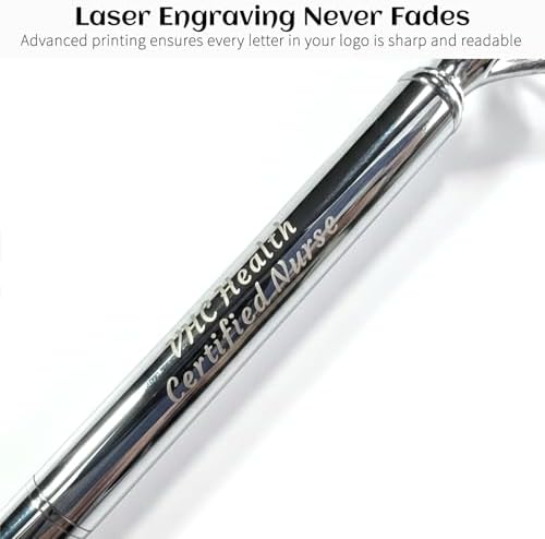 HISHER 20 Pack Custom Crystal Ballpoint Pens Smooth ABS Plastic Twist Pen
