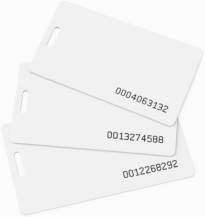 Compumatic RFID Proximity Badge Cards for NGTeco HapAttend ZKTeco (20 Pack)