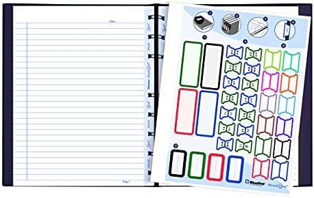 Blueline MiracleBind Notebook, 1-Subject, Medium/College Rule, Purple Cover, (75) 9.25 x 7.25 Sheets