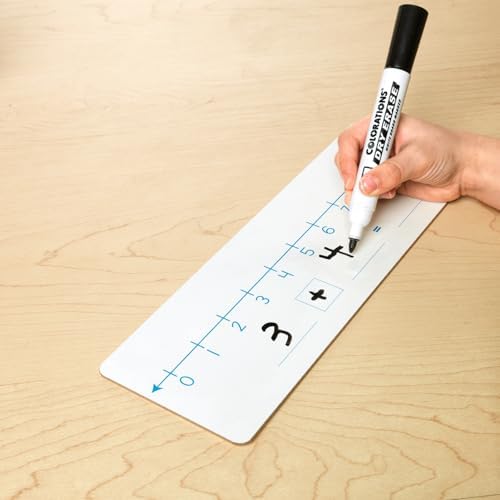 Really Good Stuff Two-Sided Number Line Dry-Erase Boards, Set of 6